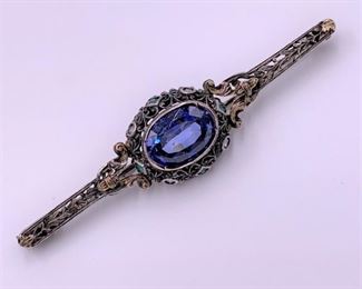 Antique sterling silver pin.
