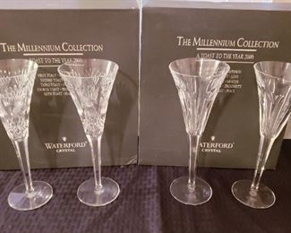 Waterford Millennium Goblets Collection