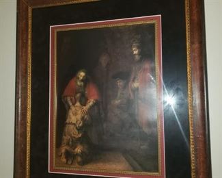 Rembrandt Framed Print " The Return of the Prodigal Son"