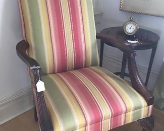 STRIPED ARMCHAIR