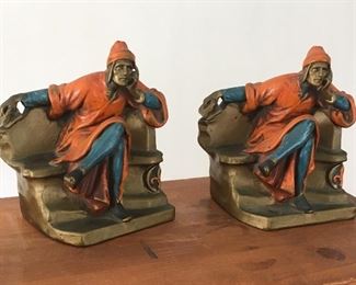 VARIETY OF BOOKENDS-THESE ARE COLD PAINTED BRONZE OVERLAY 