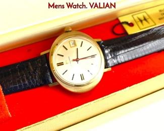 Lot 105 HAMILTON 14K Gold Self Wind Calendar Mens Watch. VALIAN