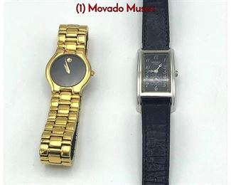 Lot 145 2 Ladies Wrist Watches. MOVADO. GRUEN. 1 Movado Museu