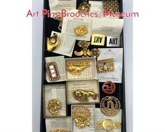 Lot 169 19 Pc Metropolitan Museum of Art Pins Brooches. Museum