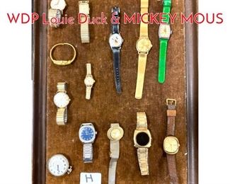 Lot 272 LOT H Lot Vintage Watches. WDP Louie Duck MICKEY MOUS
