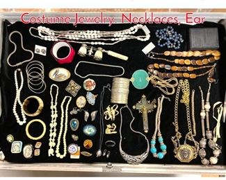Lot 277 LOT M Large Lot Vintage Costume Jewelry. Necklaces, Ear