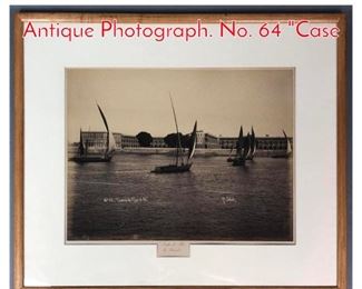Lot 316 P SEBAH Scenic Coastal Antique Photograph. No