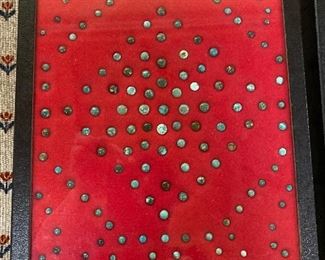 Antique framed stone collection