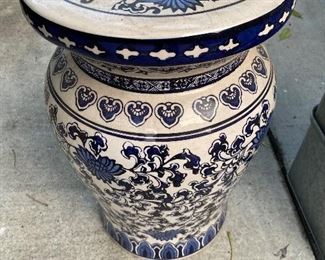 Asian garden stool