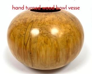 Lot 12 Ed Moulthrop Acer Negundo hand turned wood bowl vesse