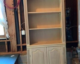 Large Hutch with shelving and 2 cabinets https://ctbids.com/#!/description/share/276459