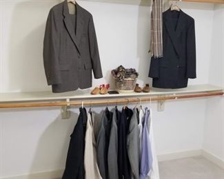 Collection of Men's Suits, Shirts, Ties & Accessories https://ctbids.com/#!/description/share/276467