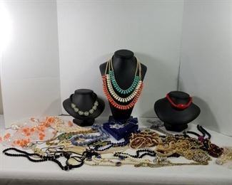 Collection of Costume Jewelry Necklaces & Bracelets https://ctbids.com/#!/description/share/276456