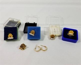 10 Karat Gold Pins 14 Karat Gold Earrings https://ctbids.com/#!/description/share/276453