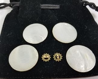 14 Karat Yellow Jewelry & Antique Mother of Pearl Gambling Tokens https://ctbids.com/#!/description/share/276427