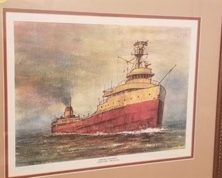 Leo Kuschel
Signed and numbered
The Edmund Fitzgerald