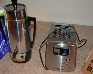 Cuisinart toaster & percolator
