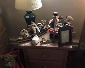 Boyd’s bears and nightstand