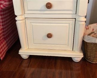 Cottage country lakeside end tables