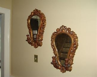 Pair candlestick mirrors