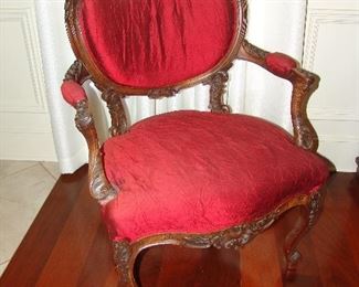 One of two French chairs