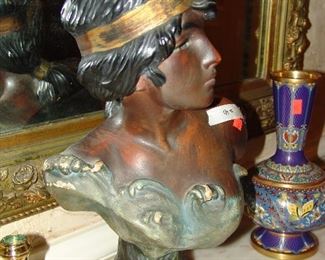 Figural bust