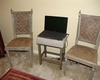 Pair French chairs