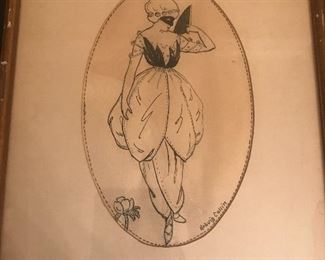 drawing by Hedvig Coling (1880-1964)