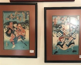 Japanese woodblock prints 