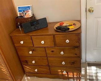 PINE CHEST OF DRAWERS