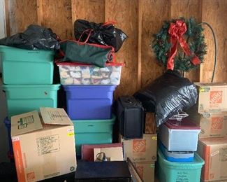 20+ BOXES IN GARAGE
