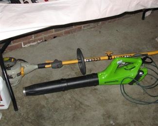 RYOBI WEEDEATER AND BLOWER