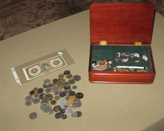 JEWELRY AND FOREIGN COINS