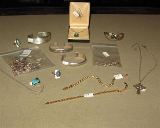 COSTUME GOLD AND STERLING SILVER
