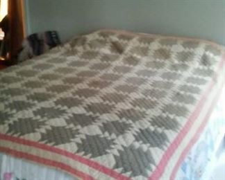 Early 1900's hand made quilt