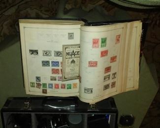 Large vintage stamp album