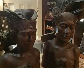 Amazing hand carved bust.