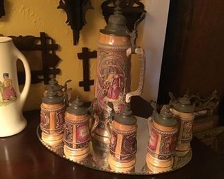 German matching stein set.