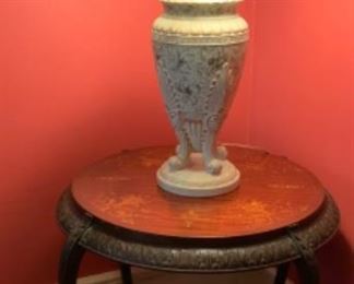 Pearl inlaid Lamp Table