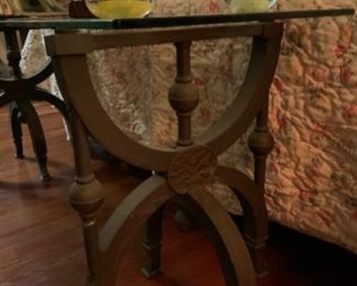 Folding Brass coffin legs