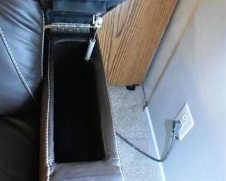 Arm Rest storage (both sides)