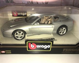 ALL METAL FERRARI WITH FUNCTIONAL OPENING DOORS NEW IN FACTORY SEALED BOX