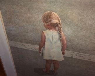 CLOSE UP VIEW OF SIGNED FINED ART