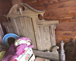 RARE MUSEUM QUALITY AMERICAN CIVIL WAR VICTORIAN TESTER BED WITH HALF CANOPY CIRCA 1860 