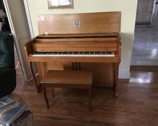 Lester piano with stool