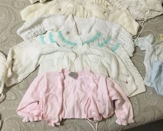 Baby sweaters
Some cashmere  