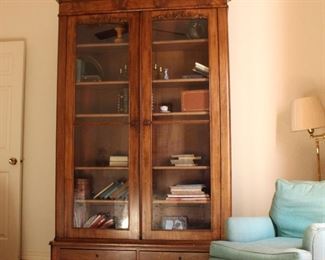 over 7' tall Victorian bookcase