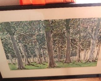 Hand painted watercolor
