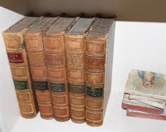 Leather bound books