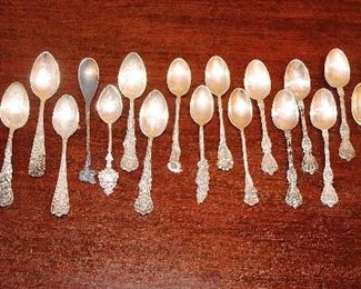 All these spoons are demitasse spoons